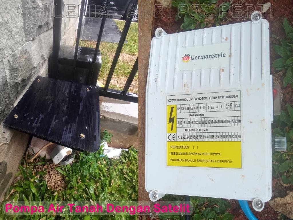Pompa Air Dengan Satelit